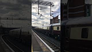 57601 and 57313 flying through Wolverton for Coventry [upl. by Lilak]