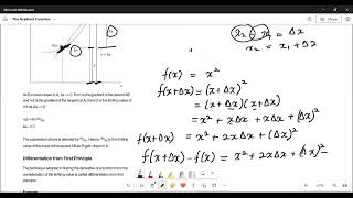 Derivative of fx  x2 from first principle [upl. by Zared983]