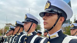 Escuela Naval  quotDesfile Comuna de Las Condes 2023quot 4KHD [upl. by Tnerb]