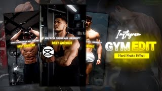 Instagram Trending Hard Shake Gym Reels TutorialViral Gym Reels EditingHard Shake Edit [upl. by Annadroj]