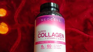 Neocell  Super Collagen Vitamin C amp Biotin Daily Supplement 6 capsule daily intake [upl. by Namwen]