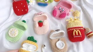 Crochet Air pords  crochet pattern  Beautiful crochet Air pord Cover ideas 2024 [upl. by Koser]