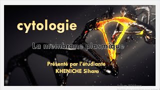 chapitre 2  la membrane plasmique partie 4 cytologie biologie cellulaire  1er année SNV USTHB [upl. by Acima140]