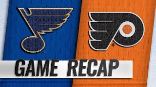 Binnington shuts out Flyers in 30 win [upl. by Anerec]