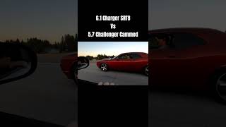 Cammed 57 Challenger vs Charger 61 SRT8 [upl. by Methuselah]