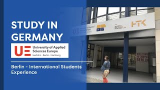 Study in Germany  University of Applied Sciences Europe Berlin  International Students Experience [upl. by Noseaj]