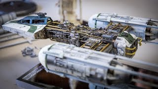 Star Wars Studio Scale YWing Model [upl. by Padget]