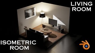 BLENDERDA OTURMA ODASI MODELLEME  BLENDER LIVING ROOM MODELING [upl. by Catharine506]