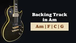 BACKING TRACK IN Am  ROCK  160 Bpm [upl. by Fausta]