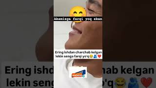 SIZDAN NIMA KETI VIDEOGA BITTA LIKE 😅👍funny 1mln comedyvideos instagram subscribe japan rells [upl. by Aielam27]