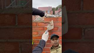 neat workmanship bricklaying asmr goodwork goodbrick brickwork [upl. by Akinor392]