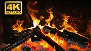 🔥 12 HOURS ULTRA HD Fireplace Christmas with Crackling Fire Sounds and Burning Logs in 4K [upl. by Suilienroc]