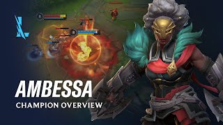 Ambessa Champion Overview  Gameplay  League of Legends Wild Rift [upl. by Potts539]