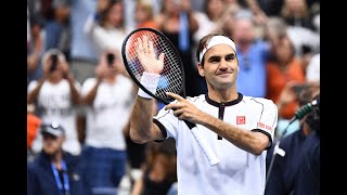 Roger Federer vs Damir Dzumhur  US Open 2019 R2 Highlights [upl. by Suiradel]