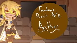 Fandoms React  💛Aether💛  Ships Xiaother  Part 88 [upl. by Anitnatsnok]