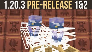 Minecraft 1203 PreRelease 1amp2  New Breeze Abilities  Server Resource Pack Features [upl. by Ecerehs]