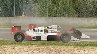 Senna VS Prost  Suzuka 1989  Assetto Corsa Remake [upl. by Kizzee]