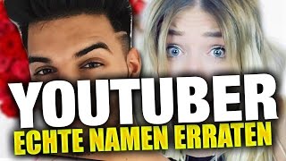 YOUTUBER am ECHTEN NAMEN erraten [upl. by Aay]