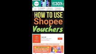 How to Apply Shopee Vouchers  30 discount live sample [upl. by Halivah]