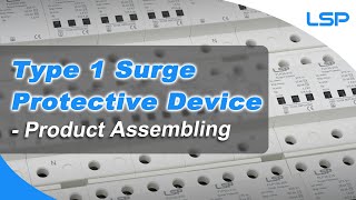 AC Type 1 Surge Protective Device SPD assembling [upl. by Yelruc]