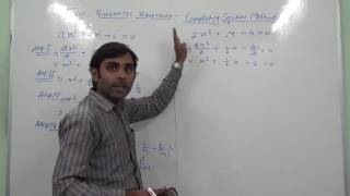 Completing the Square Method in Quadratic Equation Hindi  NCERT 10th Class Maths [upl. by Kaila]