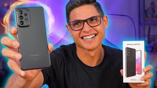 SAMSUNG Galaxy A53 5G  Mais um ACERTO GRANDE Unboxing e Impressões [upl. by Guillema]