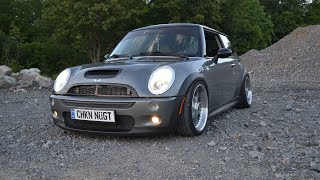 THE NECK BREAKER  SLAMMED R53 MINI COOPER S RIDE ALONG [upl. by Cissiee885]