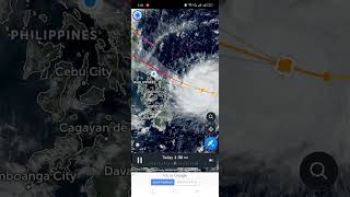 Update and location of pepitoPH intensify into Typhoonpossible landfall Catanduanes as of 430 pm [upl. by Asiruam]