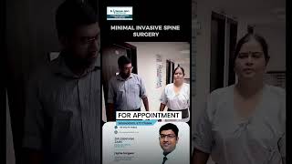 Successful Minimal Invasive Spine Surgery  Dr Sanyam Jain  Best Spine Surgeon in Delhi NCR [upl. by Fischer97]