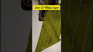 how to make continuous bias tape shorts crosspiece biastape bias continousbiastape trending [upl. by Tenn111]