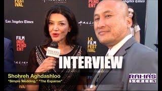 My LAFF 2018 Interview with Shohreh Aghdashloo about SIMPLE WEDDING and The Expanse New Season [upl. by Ynots47]