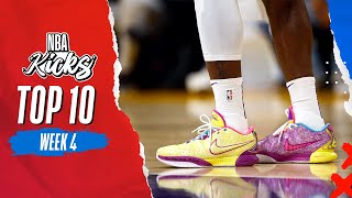 Top 10 NBA Sneakers  NBAKicks  Week 4 [upl. by Aerdnu]