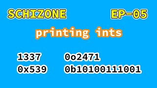 printing integers in x86 assembly  SCHIZONE EP05 [upl. by Illa]