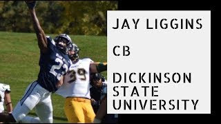 2019 NFL Draft Prospect Jay Liggins Highlights CB  Dickinson State [upl. by Neetsyrk]