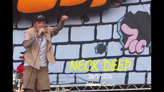 NECK DEEP – motion sickness liveEJEKT FESTIVAL Athens 2472024 [upl. by Otte]