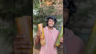 భోంగు లో  Bamboo stick making ytshorts trending food cooking [upl. by Eemia]