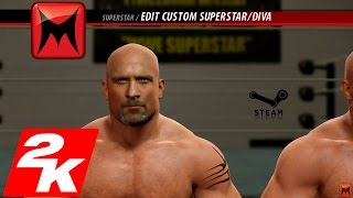 WWE 2K16 GOLDBERG CAW DOWNLOAD PC STEAM WHOS NEXT 2016 [upl. by Thedric]