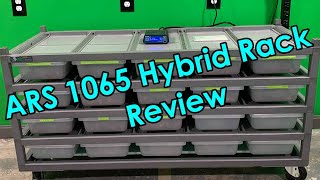 ARS 1065 Hybrid Hatchling Rack Review Snake Rack System [upl. by Lillith]