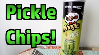 Pringles  Dill Pickle Flavour  Weird Stuff In A Can 79 [upl. by Grossman]