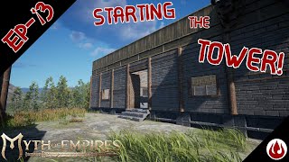 Myth of Empires Ep 13  A Few Building Tips amp Tricks [upl. by Annasiul]