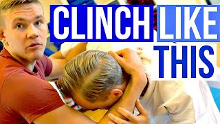 How To CLINCH FIGHT Like A Pro MMA Fighter [upl. by Abebi]