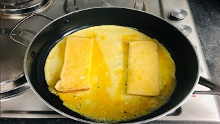 5 minutes Breakfast Recipe One Pan Cheese Omelette SandwichQuickampEasy Breakfast Recipe shorts [upl. by Enela]