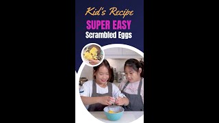 How to Make Scrambled Eggs with Green Onion  Kids Recipe [upl. by Rog]