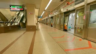 Singapore MRT ride from Raffles Place to Bedok train station [upl. by Figge]