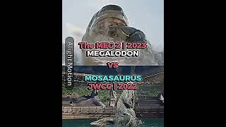 Megalodon Vs Mosasaurus trollface [upl. by Oirifrop]