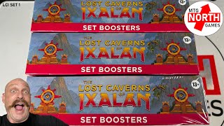 Triple Lost Caverns of Ixalan Set Booster Box Opening Magic the Gathering [upl. by Cosmo]