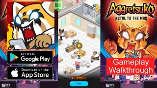 Aggretsuko  Gameplay Walkthrough [upl. by Marylee]