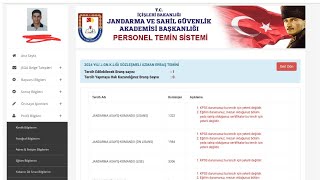 JANDARMA UZMAN ERBAŞ BAŞVURU NASIL YAPILIR BAŞVURU EKRANI [upl. by Stelmach23]