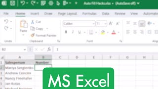 How To Fill Numbers In Excel Quickly And Easily [upl. by Inhoj]