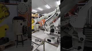 Kawasaki MX500 heavy payload industrial robot at Eurobots [upl. by Carlynne]